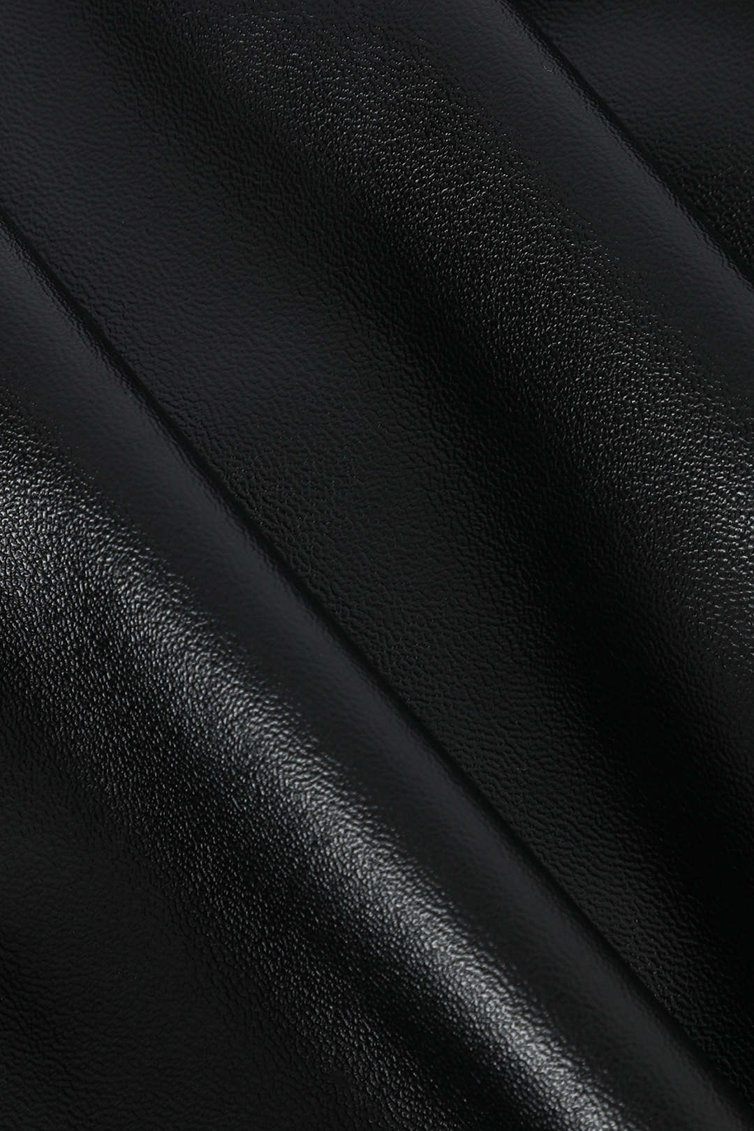 Jupe Midi en Faux Cuir pour Femme – Bodycon Élégant Asymétrique à Motif Tressé - Image 5