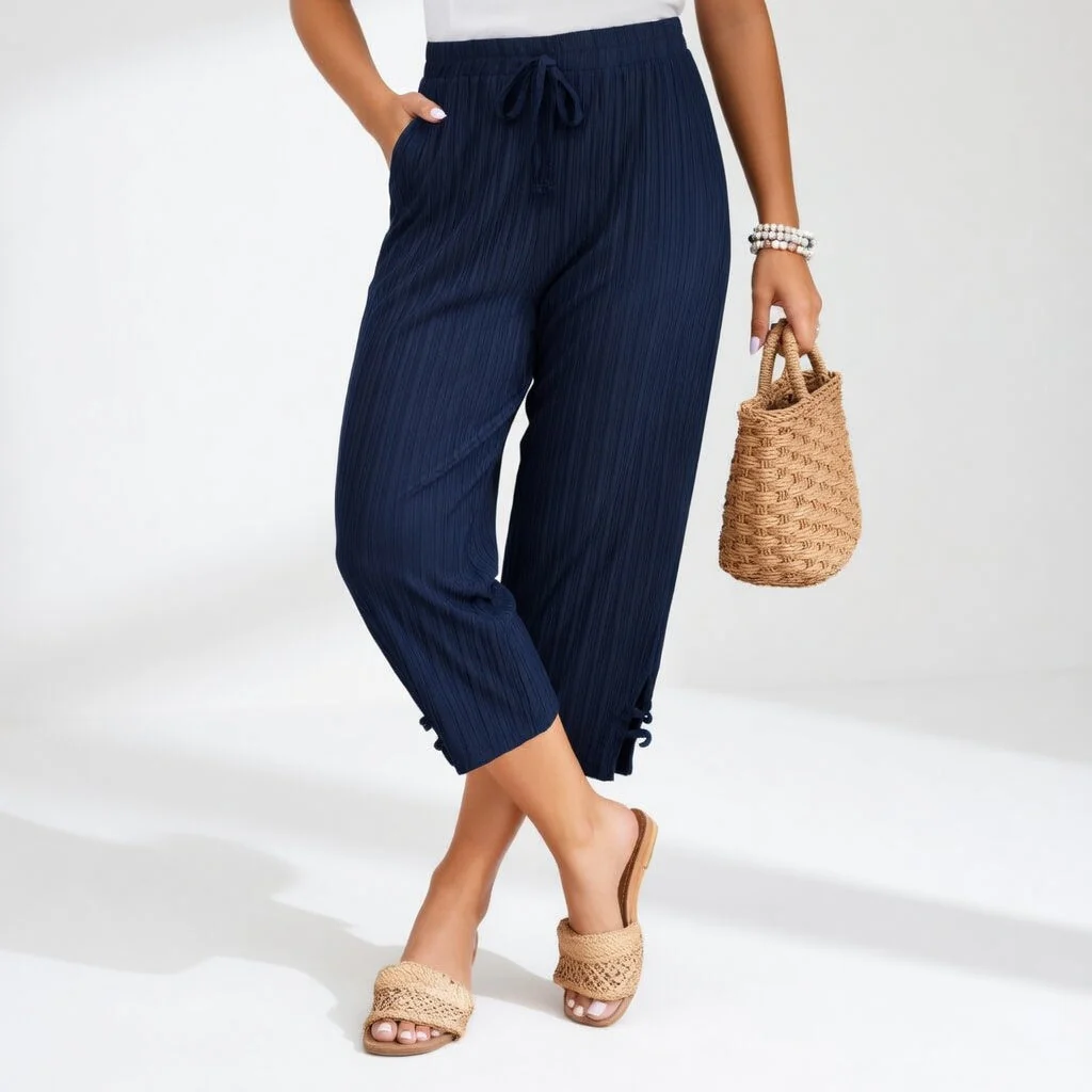 Laureline - Pantalon fluide elegant confortable estival - Image 2