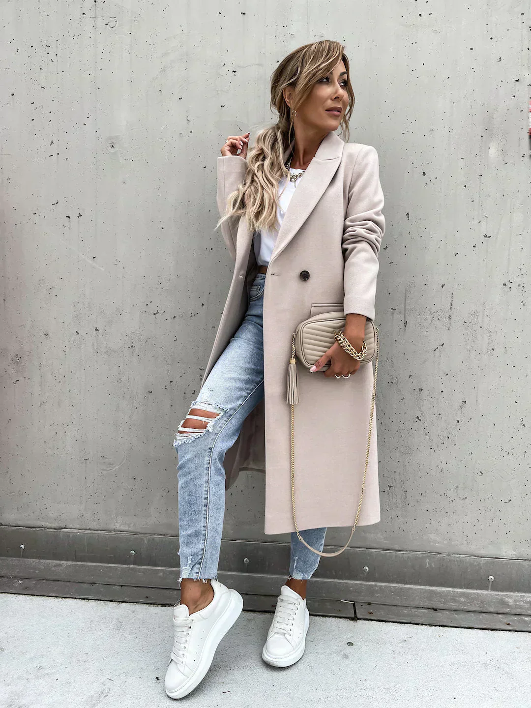 Manteau Chaud Élégant pour Femme - Image 4