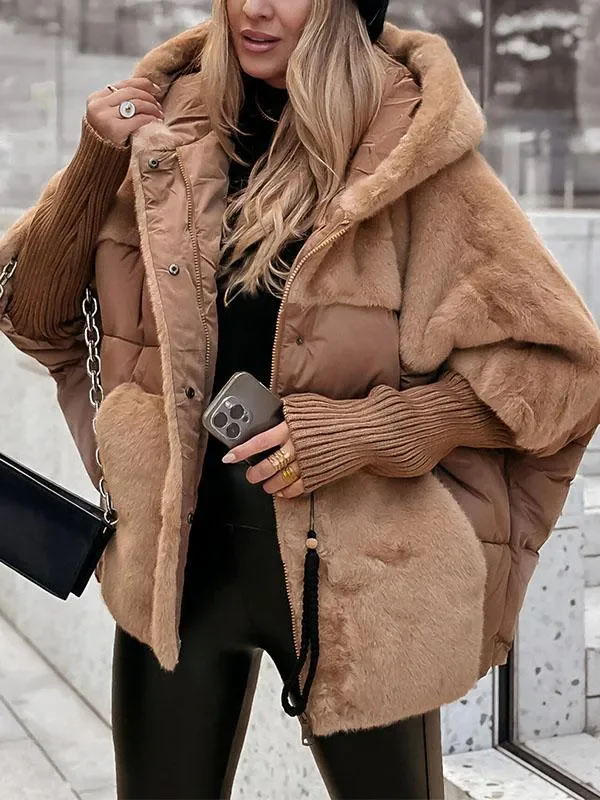 Manteau d’Hiver pour Femme | Matelassé avec Capuche - Image 3