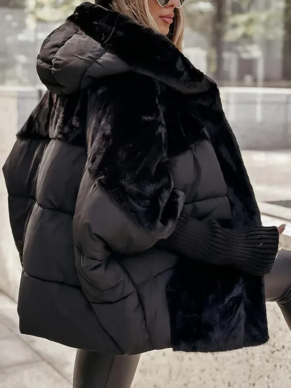 Manteau d’Hiver pour Femme | Matelassé avec Capuche - Image 6