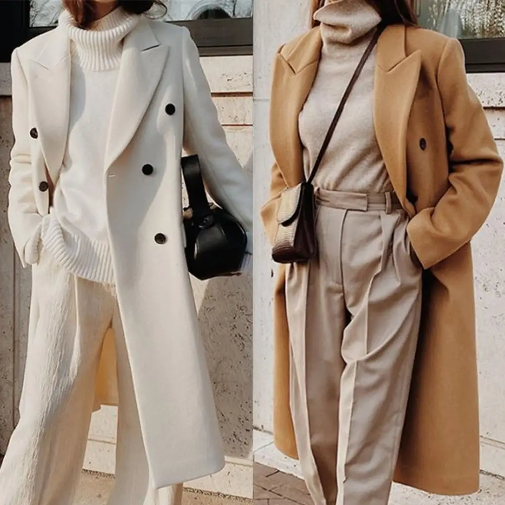 Manteau en laine élégant pour femme - Image 2