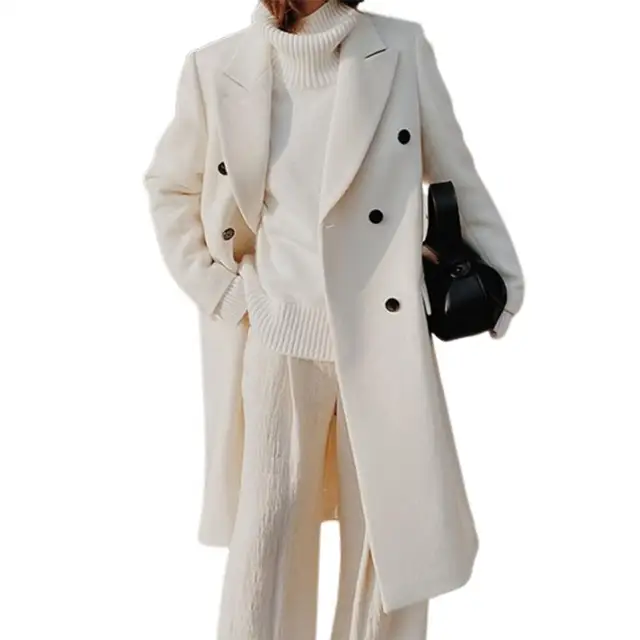 Manteau en laine élégant pour femme - Image 5