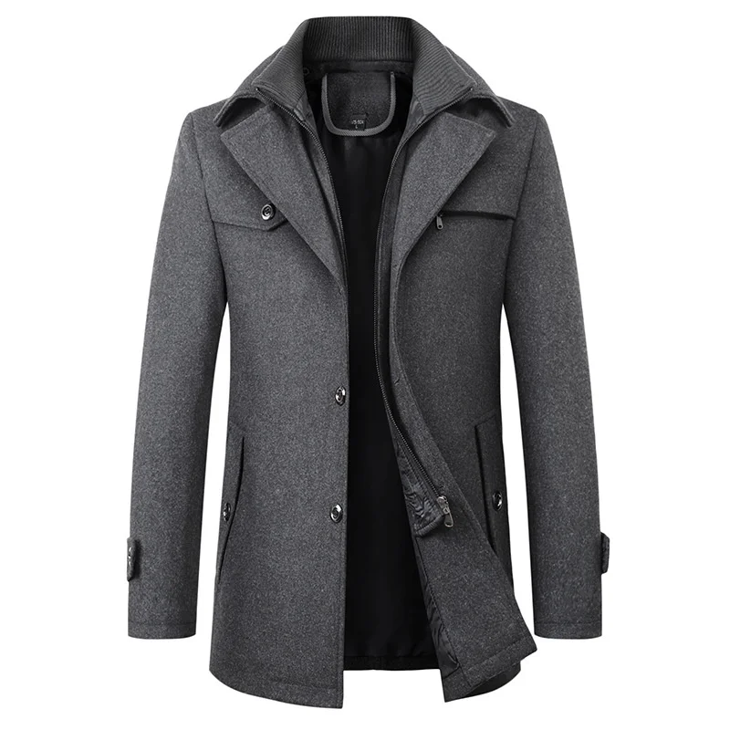 Manteau Homme Premium Imperméable – Veste Hiver Structurée Élégante - Image 2