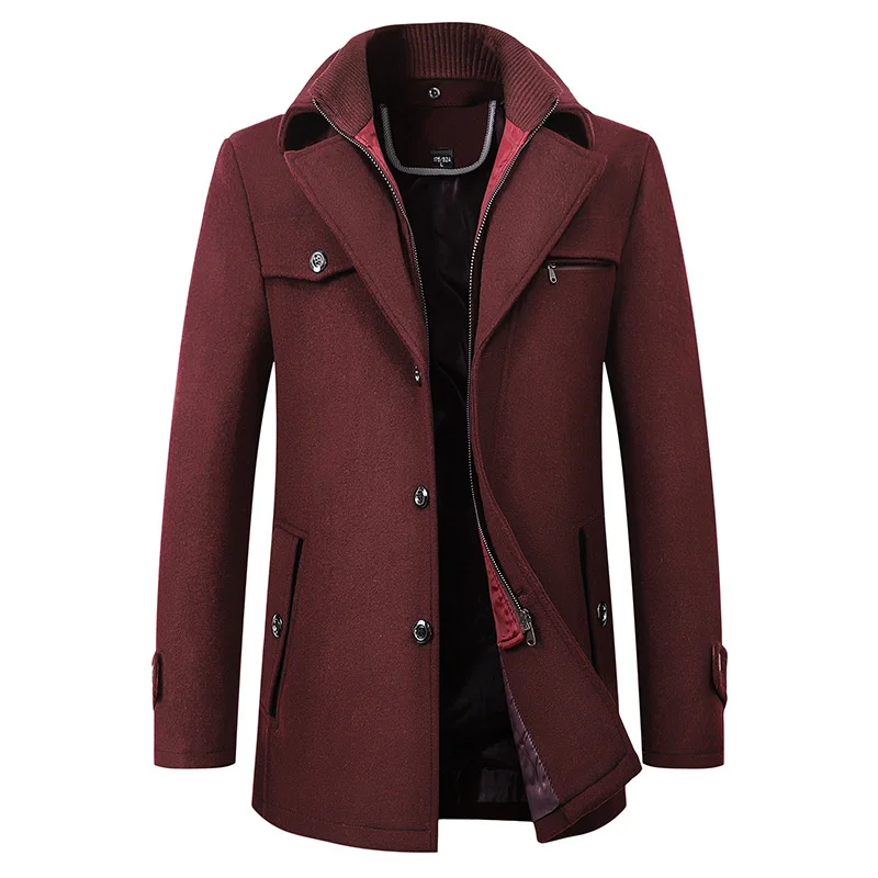 Manteau Homme Premium Imperméable – Veste Hiver Structurée Élégante - Image 3