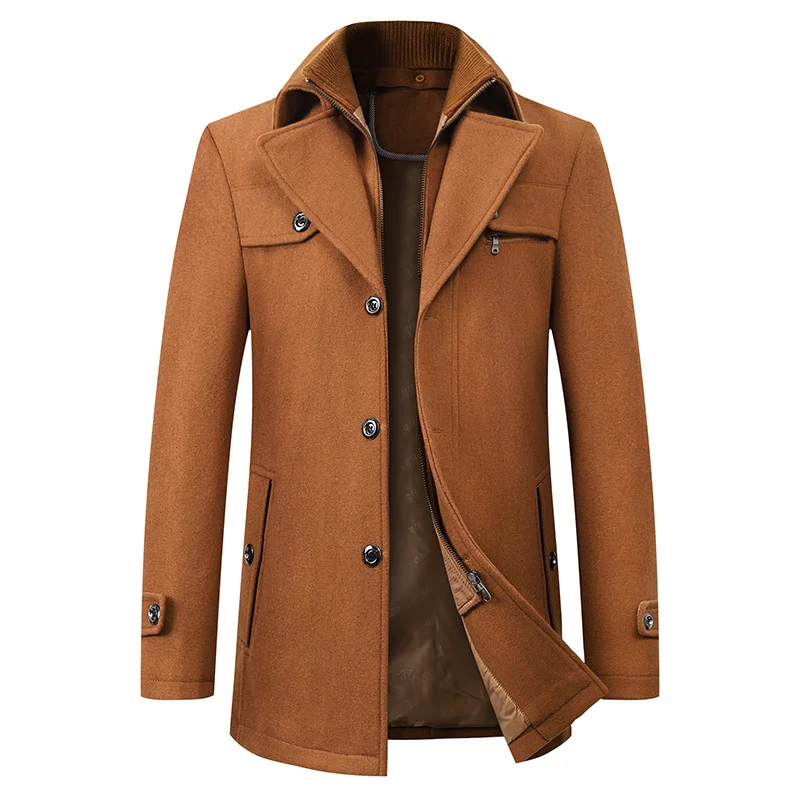 Manteau Homme Premium Imperméable – Veste Hiver Structurée Élégante - Image 4