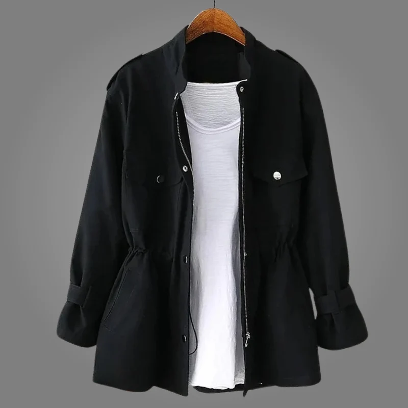 Manteau Imperméable Boutonné Femme – Élégance et Protection Quotidienne - Image 6