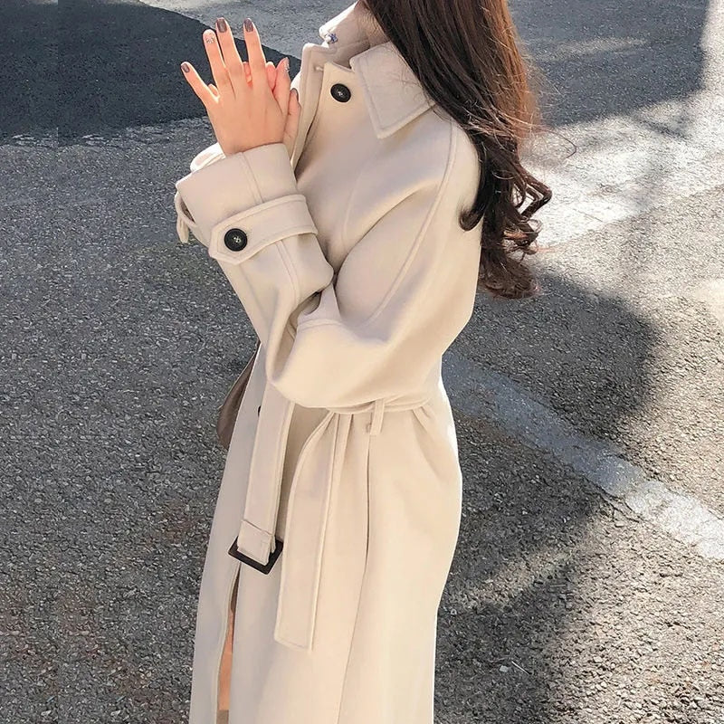 Manteau Long Femme Tendance pour le Printemps - Image 2