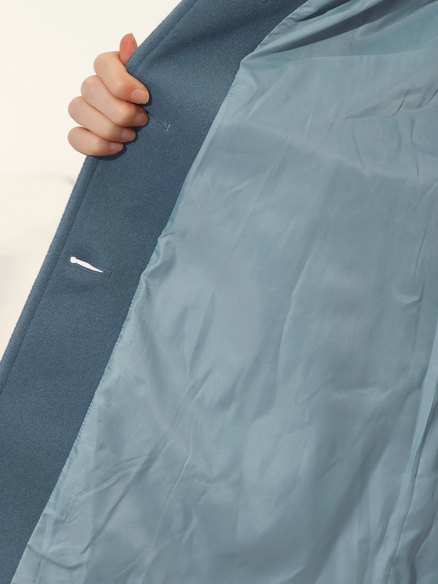 Manteaux Trench d’Hiver pour Femmes à Simple Boutonnage - Image 9
