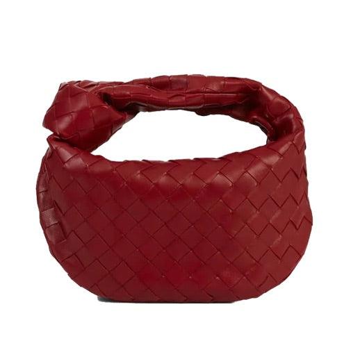 Mini sac à main tressé femme – Style tendance avec poignée nouée - Image 2