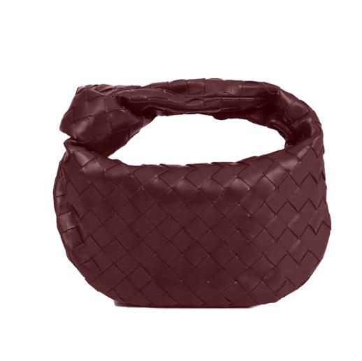 Mini sac à main tressé femme – Style tendance avec poignée nouée - Image 6