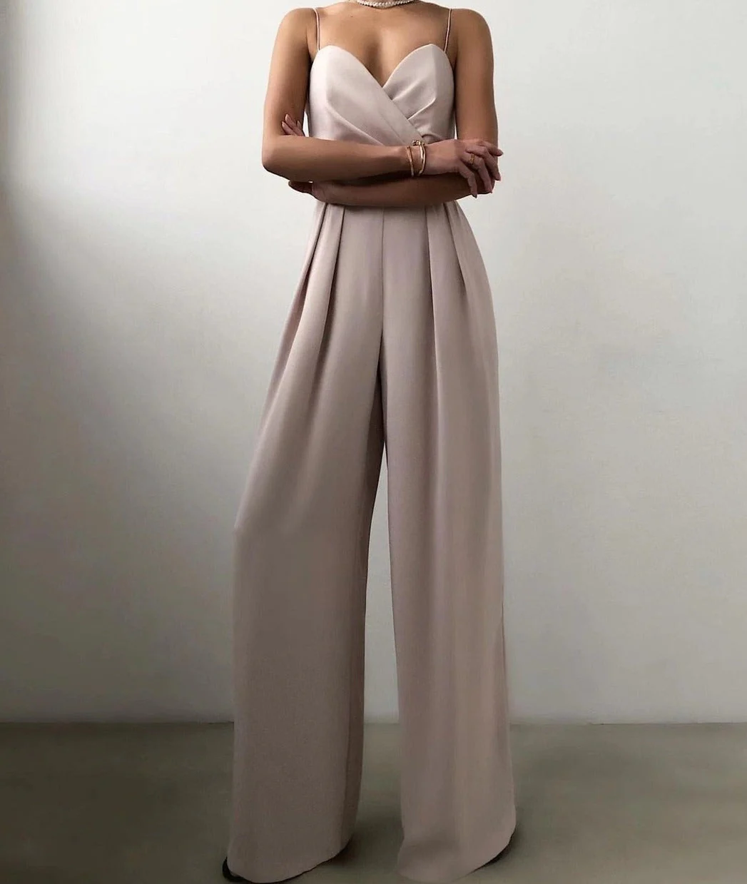 Combinaison à bretelles pour femme – Style décontracté chic pour l'été au quotidien - Image 3