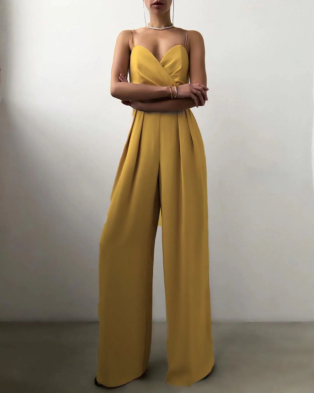 Combinaison à bretelles pour femme – Style décontracté chic pour l'été au quotidien - Image 5