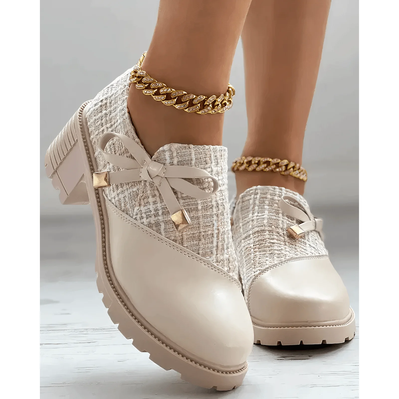 Mocassins à talon bloc sophistiqués femmes – Élégants, durables, polyvalents - Image 7
