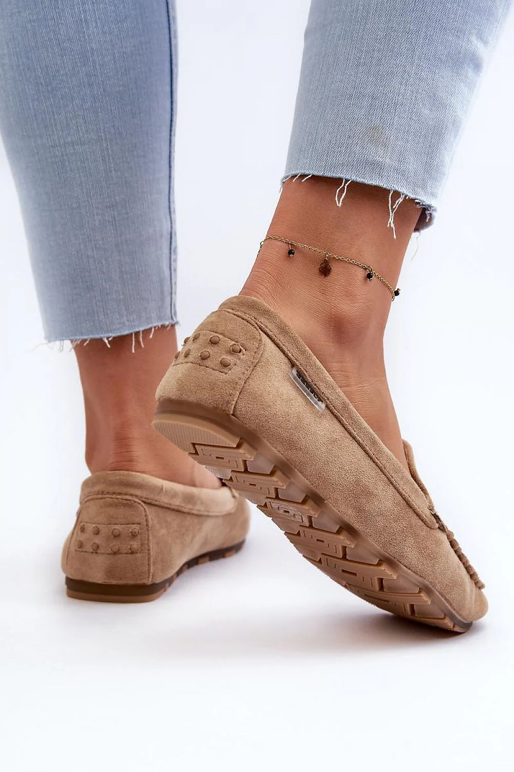 Mocassins de luxe en suédine écologique avec semelle intérieure amovible en mousse - Image 3