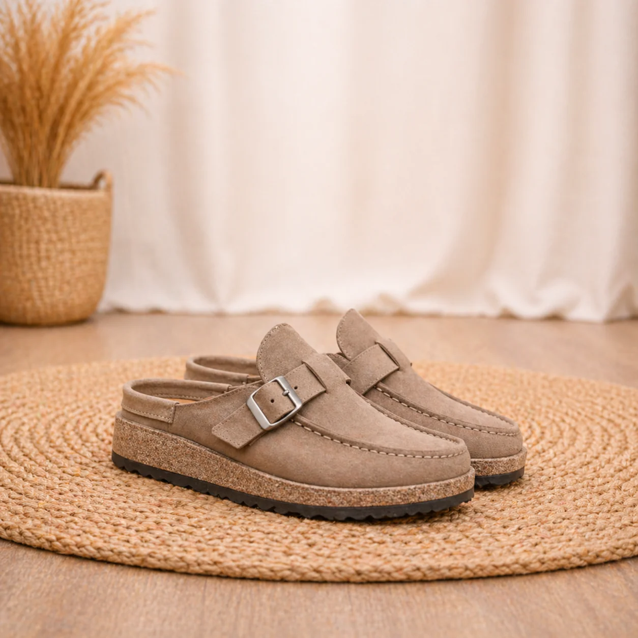 Mocassins mules femme a boucle - Confortables et modernes - Image 5