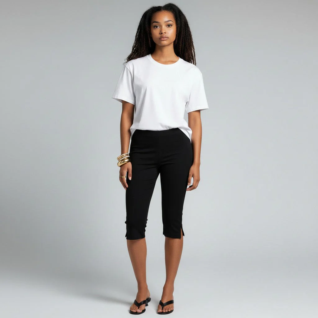 Pantacourt femme incontournable – Pantalon capri confortable et tendance - Image 5