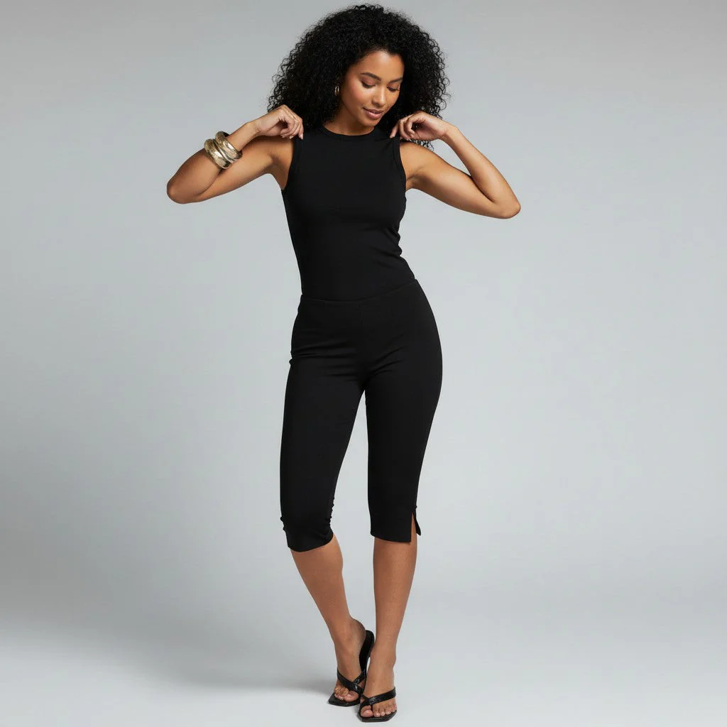 Pantacourt femme incontournable – Pantalon capri confortable et tendance - Image 6