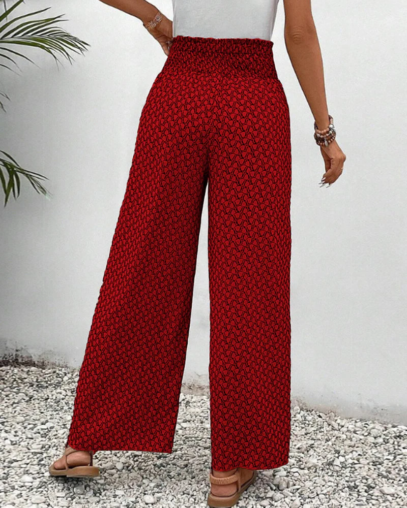 Pantalon à imprimé géométrique pour femme - Image 10