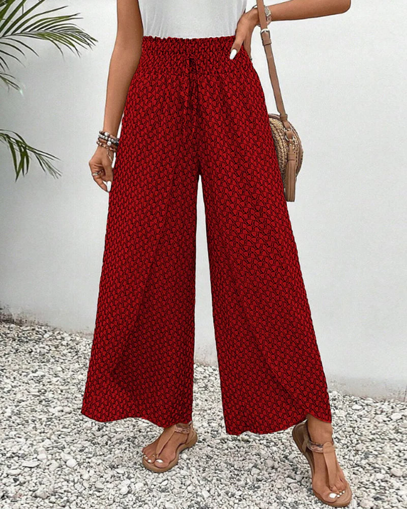 Pantalon à imprimé géométrique pour femme - Image 3