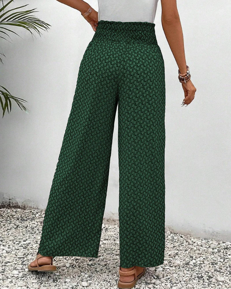 Pantalon à imprimé géométrique pour femme - Image 9