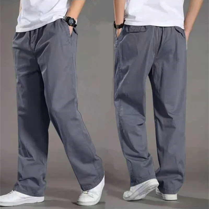 Pantalon Cargo Coupe Décontractée pour Homme – Pantalon Quotidien à Taille Élastique - Image 2