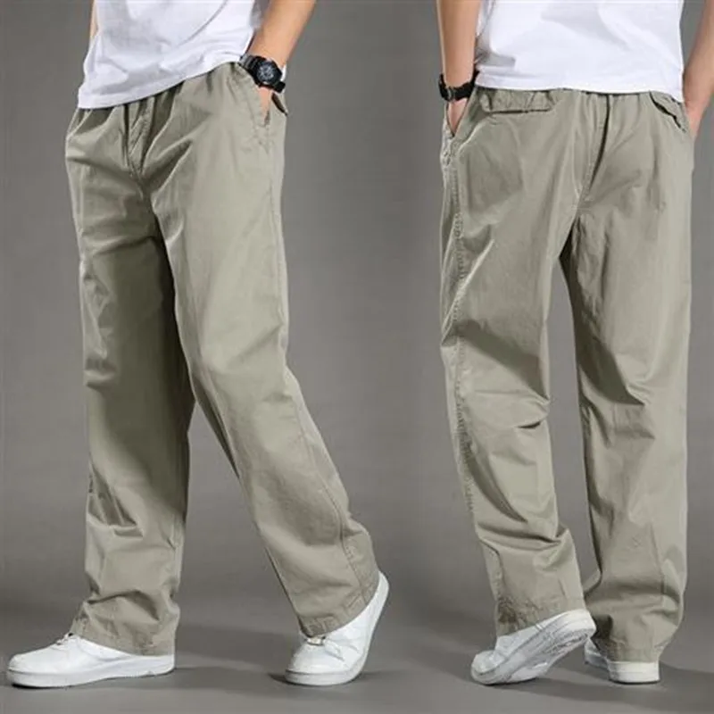 Pantalon Cargo Coupe Décontractée pour Homme – Pantalon Quotidien à Taille Élastique - Image 5