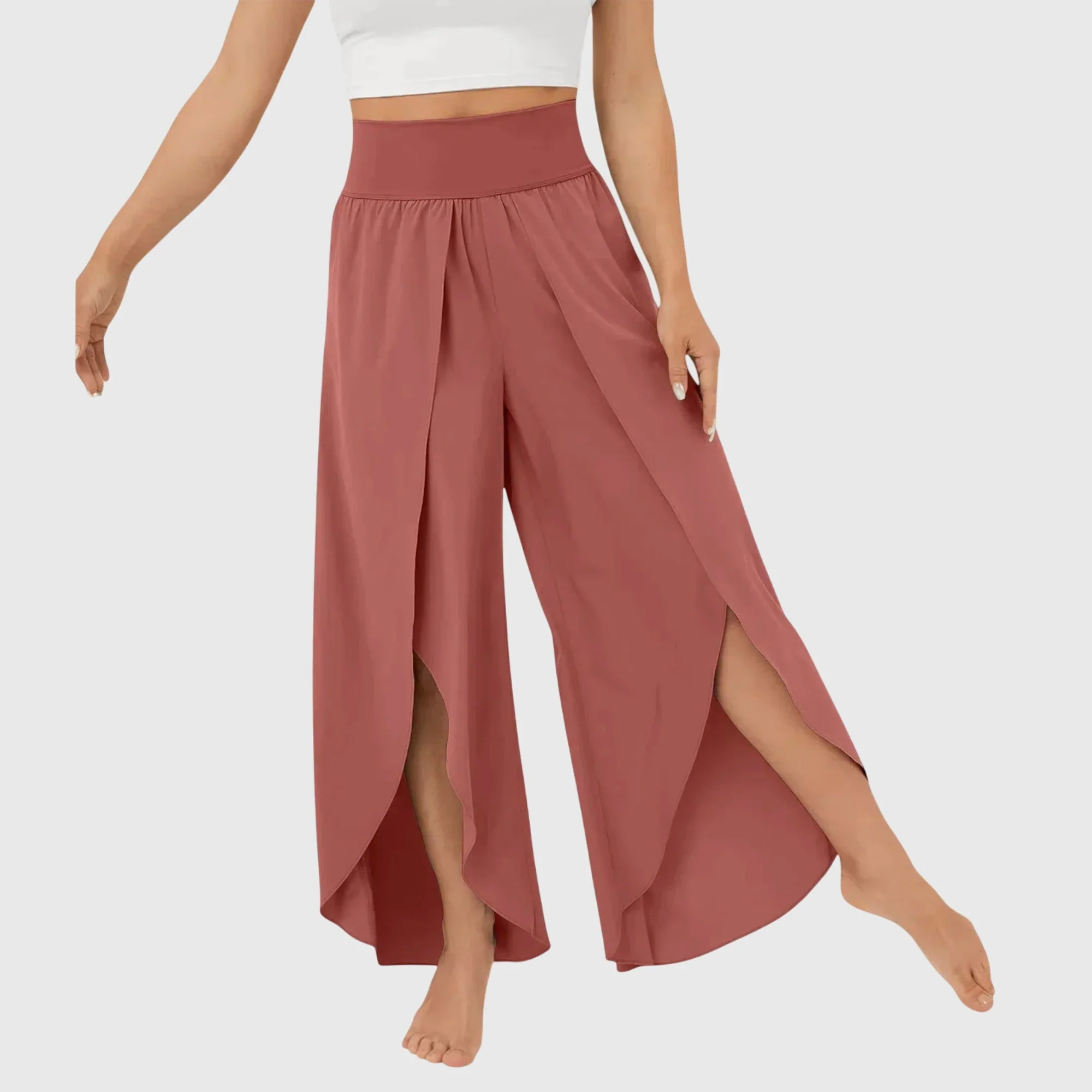 Pantalon d'ete femme jambe large - Fluide et decontracte - Image 11