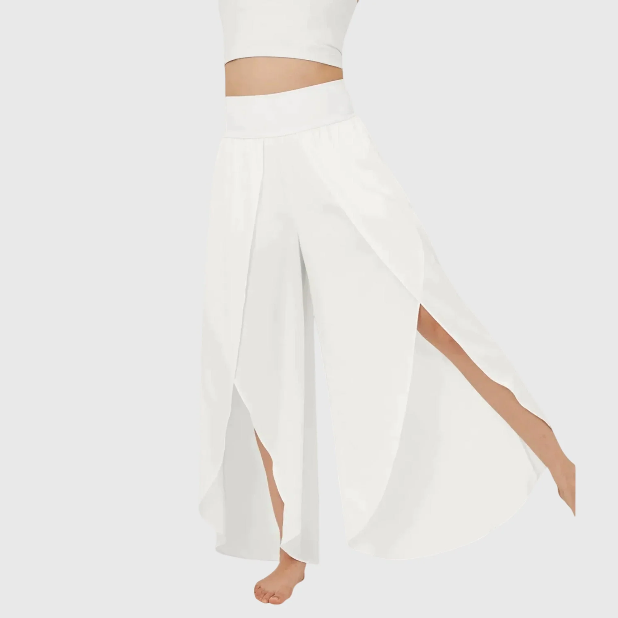 Pantalon d'ete femme jambe large - Fluide et decontracte - Image 12