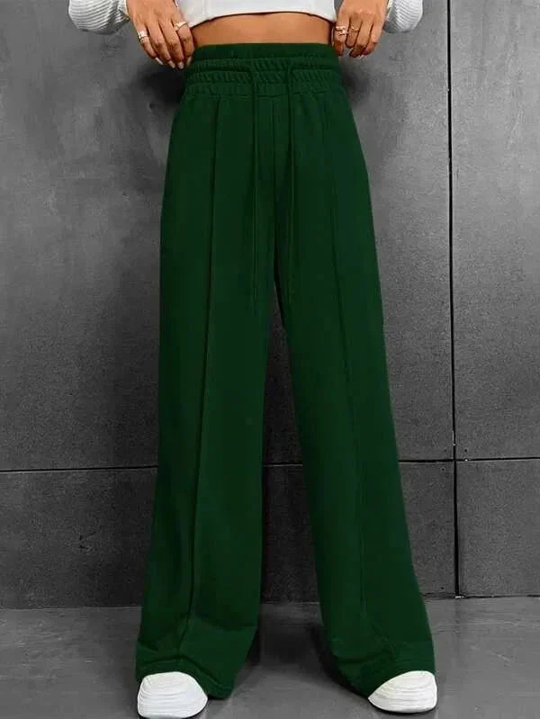 Pantalon de Détente Femme Taille Haute Léger – Coupe Large Confort - Image 9