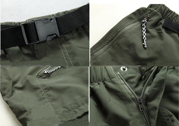 Pantalon de Plein Air Homme Séchant Rapidement et Durable – Pantalon Respirant à Jambes Zippées - Image 3