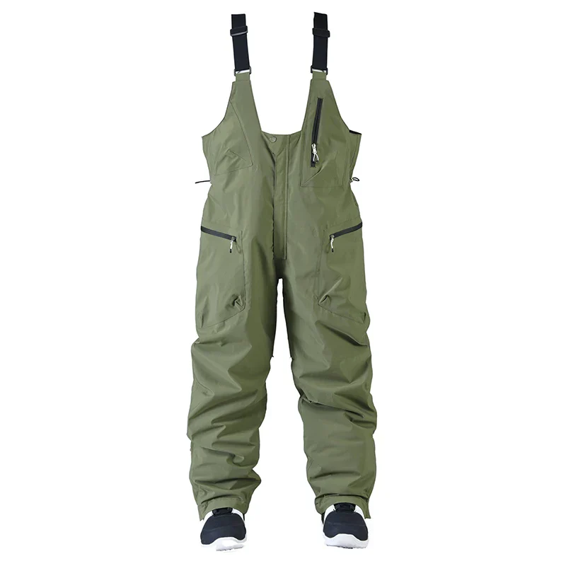 Pantalon de Ski Ajustable Unisexe – Pantalon de Snow avec Bretelles et Fermeture Zippée - Image 2