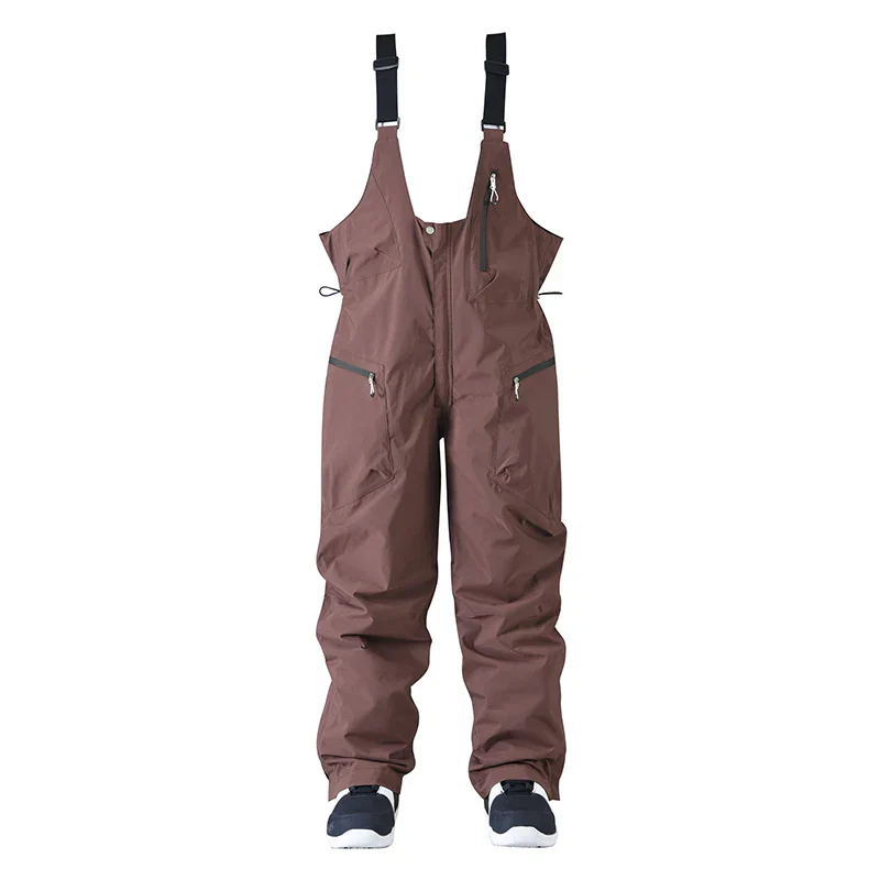 Pantalon de Ski Ajustable Unisexe – Pantalon de Snow avec Bretelles et Fermeture Zippée - Image 4