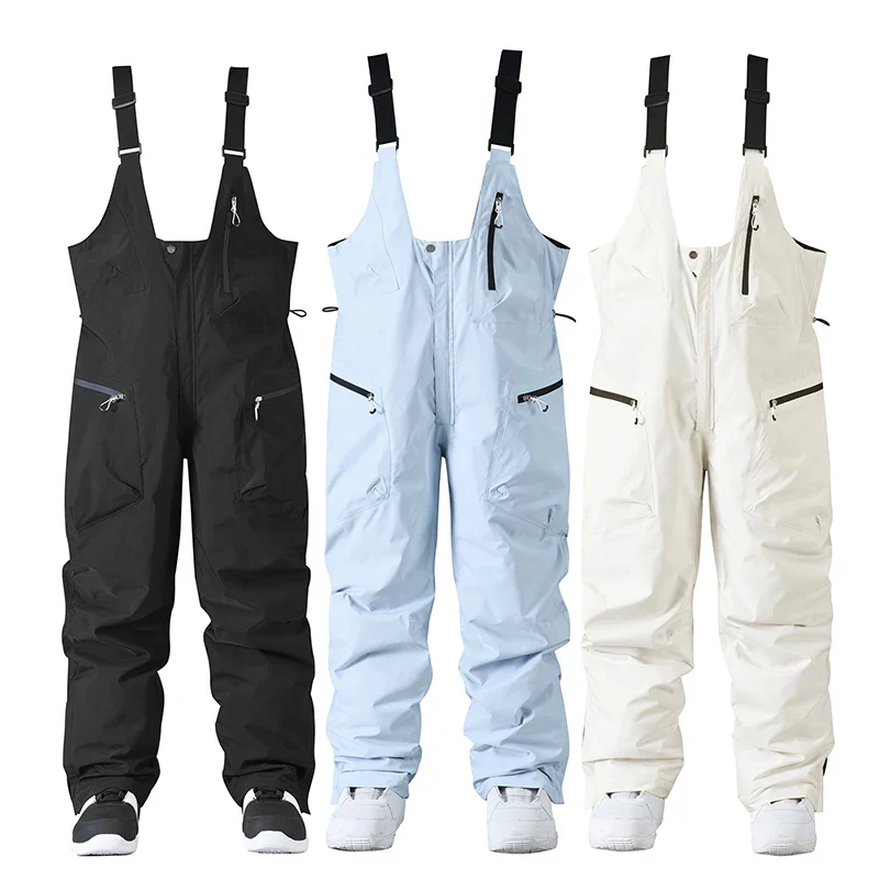 Pantalon de Ski Ajustable Unisexe – Pantalon de Snow avec Bretelles et Fermeture Zippée - Image 8