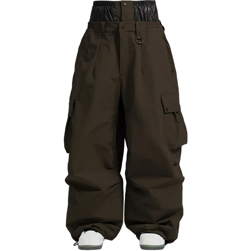 Pantalon de Ski Ample Unisexe – Pantalon de Snowboard Respirant avec Zipp et Isolation - Image 10