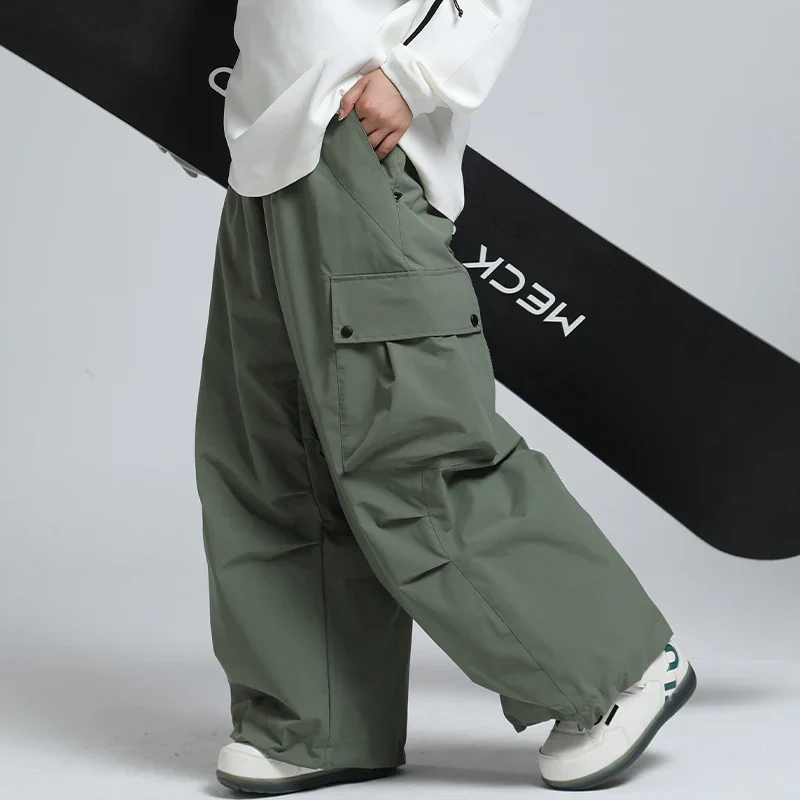 Pantalon de Ski Ample Unisexe – Pantalon de Snowboard Respirant avec Zipp et Isolation - Image 14