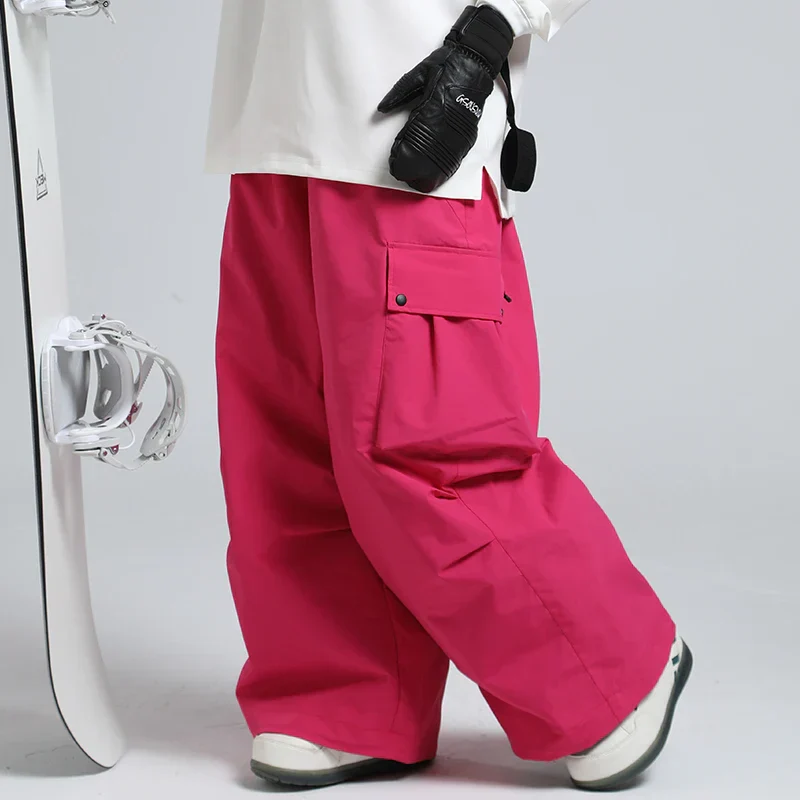 Pantalon de Ski Ample Unisexe – Pantalon de Snowboard Respirant avec Zipp et Isolation - Image 15