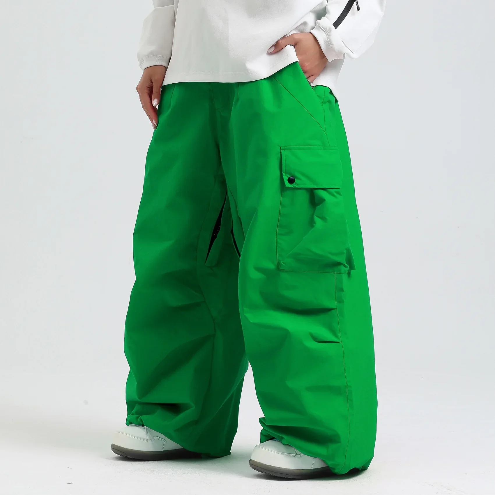 Pantalon de Ski Ample Unisexe – Pantalon de Snowboard Respirant avec Zipp et Isolation - Image 4