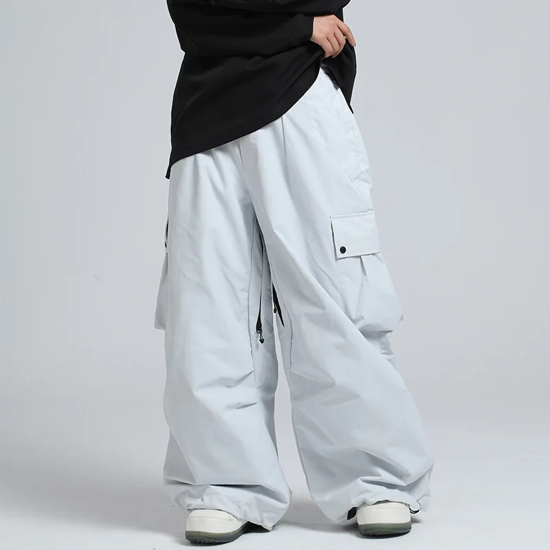 Pantalon de Ski Ample Unisexe – Pantalon de Snowboard Respirant avec Zipp et Isolation - Image 5