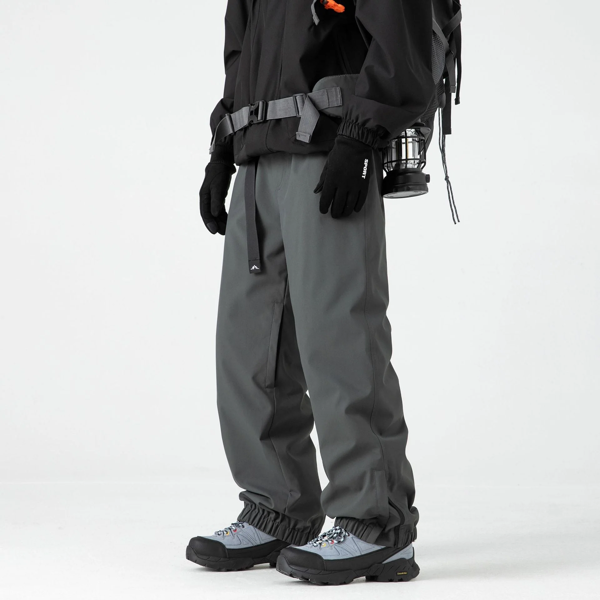 Pantalon de Ski Homme à Coque Rigide Doublé Polaire – Taille Mi-Haute Imperméable - Image 5