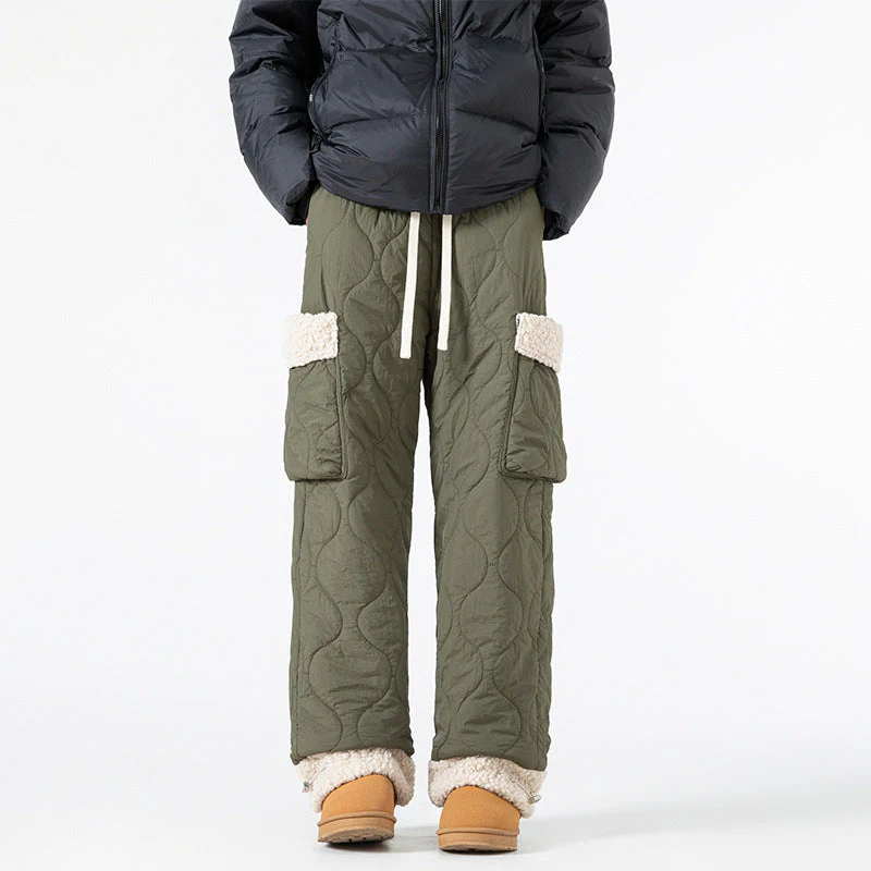 Pantalon de Ski Matelassé pour Homme – Pantalon d’Hiver Épais à Coupe Droite - Image 4