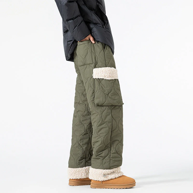 Pantalon de Ski Matelassé pour Homme – Pantalon d’Hiver Épais à Coupe Droite - Image 6