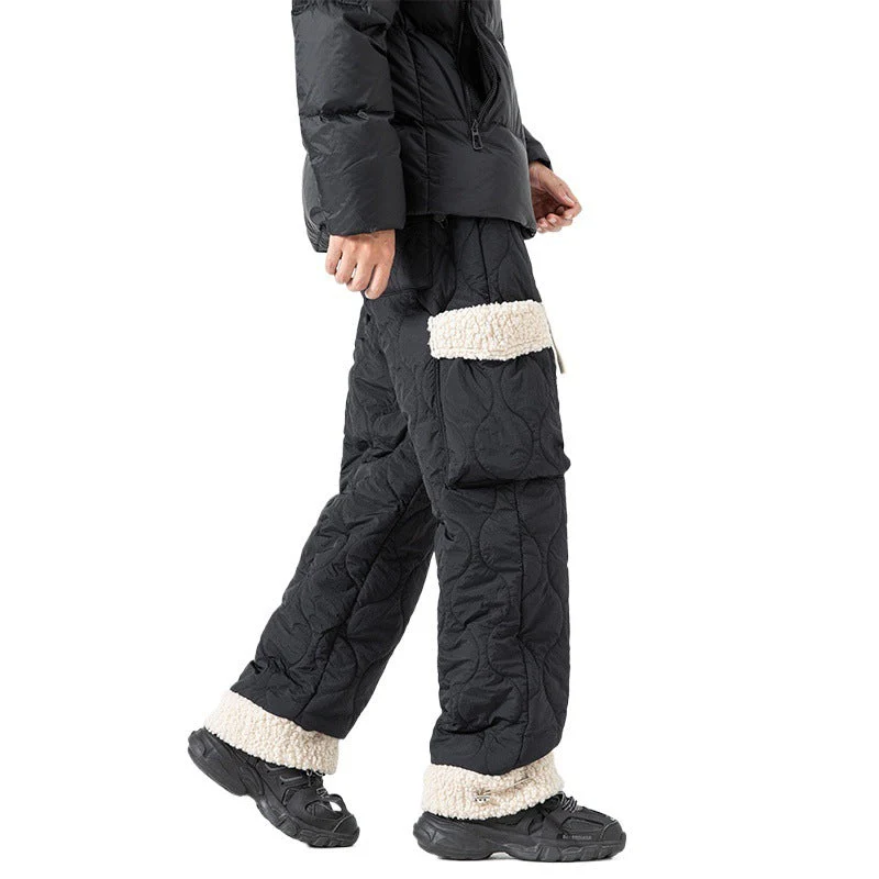 Pantalon de Ski Matelassé pour Homme – Pantalon d’Hiver Épais à Coupe Droite - Image 9