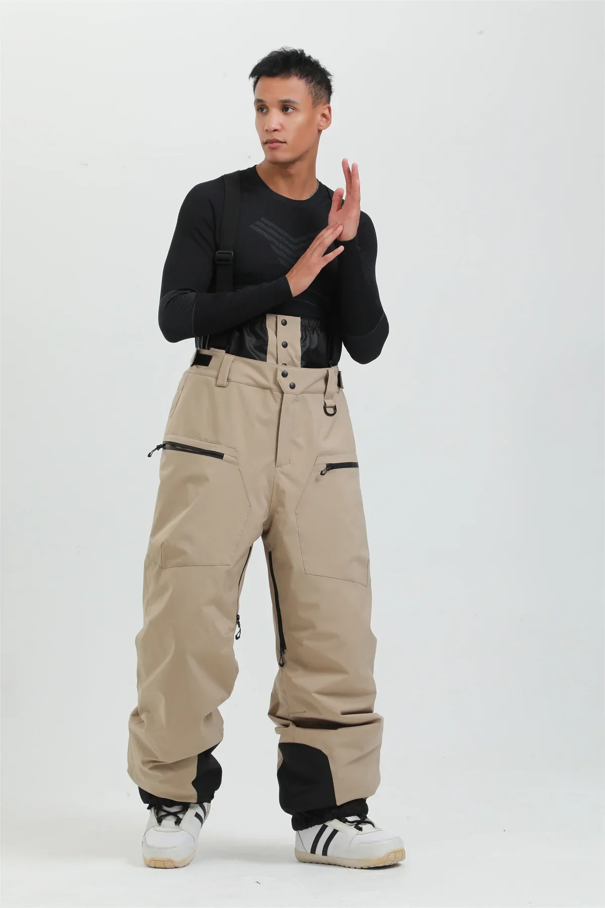 Pantalon de Ski Unisexe avec Bretelles – Pantalon de Snow Étanche pour Froid Extrême (-40°C) - Image 10
