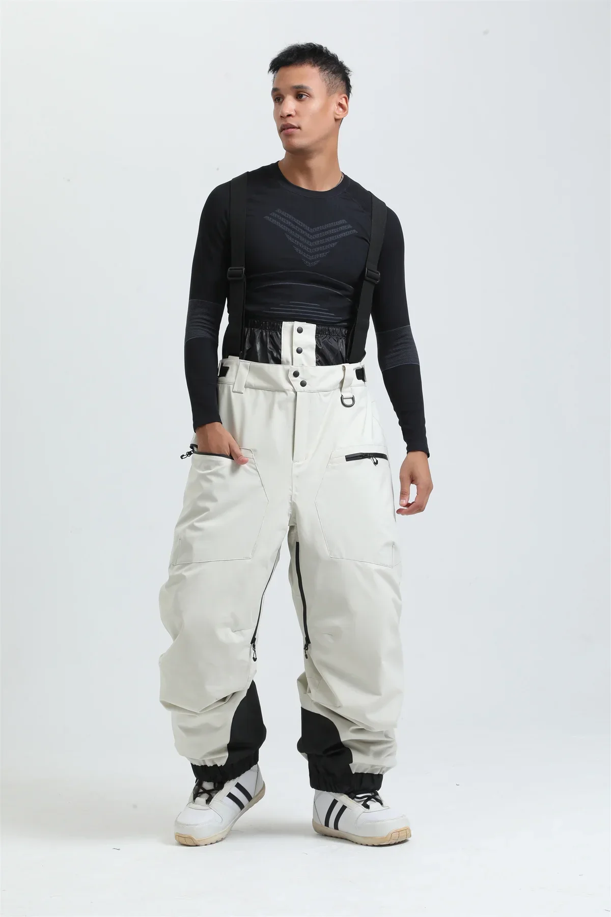 Pantalon de Ski Unisexe avec Bretelles – Pantalon de Snow Étanche pour Froid Extrême (-40°C) - Image 11