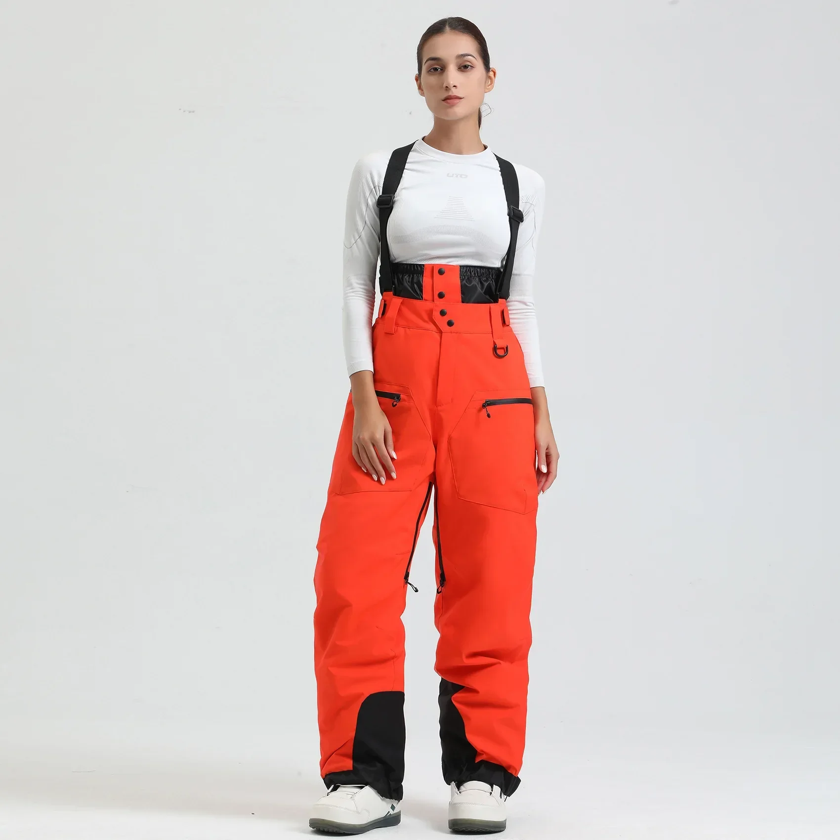 Pantalon de Ski Unisexe avec Bretelles – Pantalon de Snow Étanche pour Froid Extrême (-40°C) - Image 15
