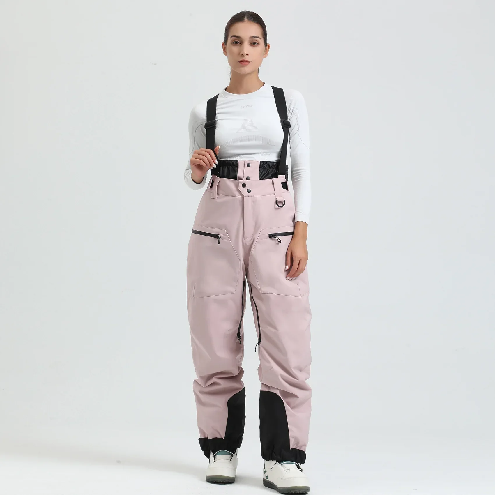 Pantalon de Ski Unisexe avec Bretelles – Pantalon de Snow Étanche pour Froid Extrême (-40°C) - Image 16