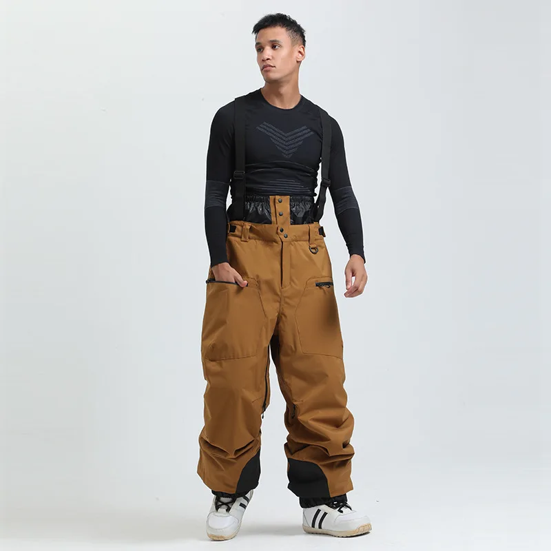 Pantalon de Ski Unisexe avec Bretelles – Pantalon de Snow Étanche pour Froid Extrême (-40°C) - Image 19