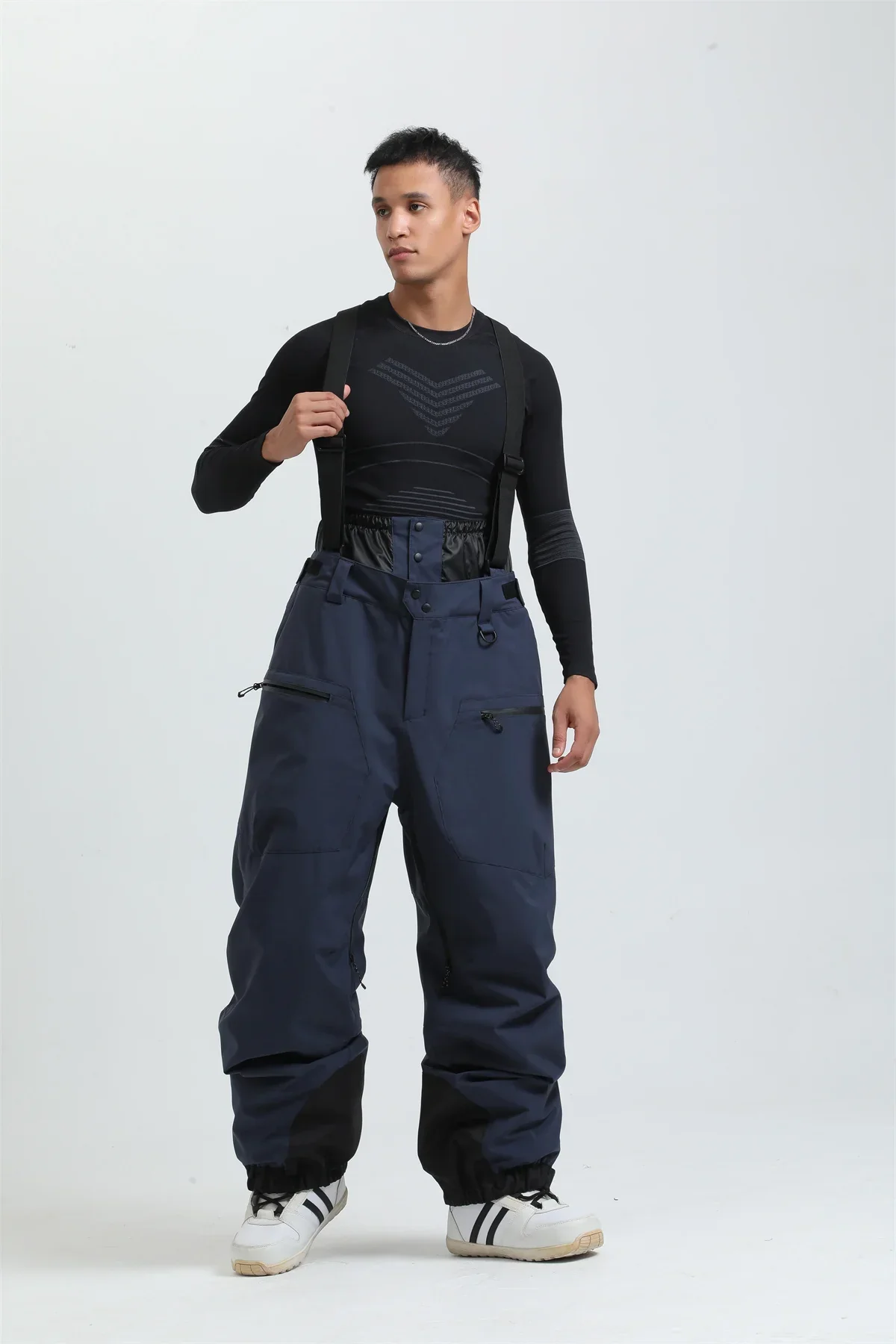Pantalon de Ski Unisexe avec Bretelles – Pantalon de Snow Étanche pour Froid Extrême (-40°C) - Image 4