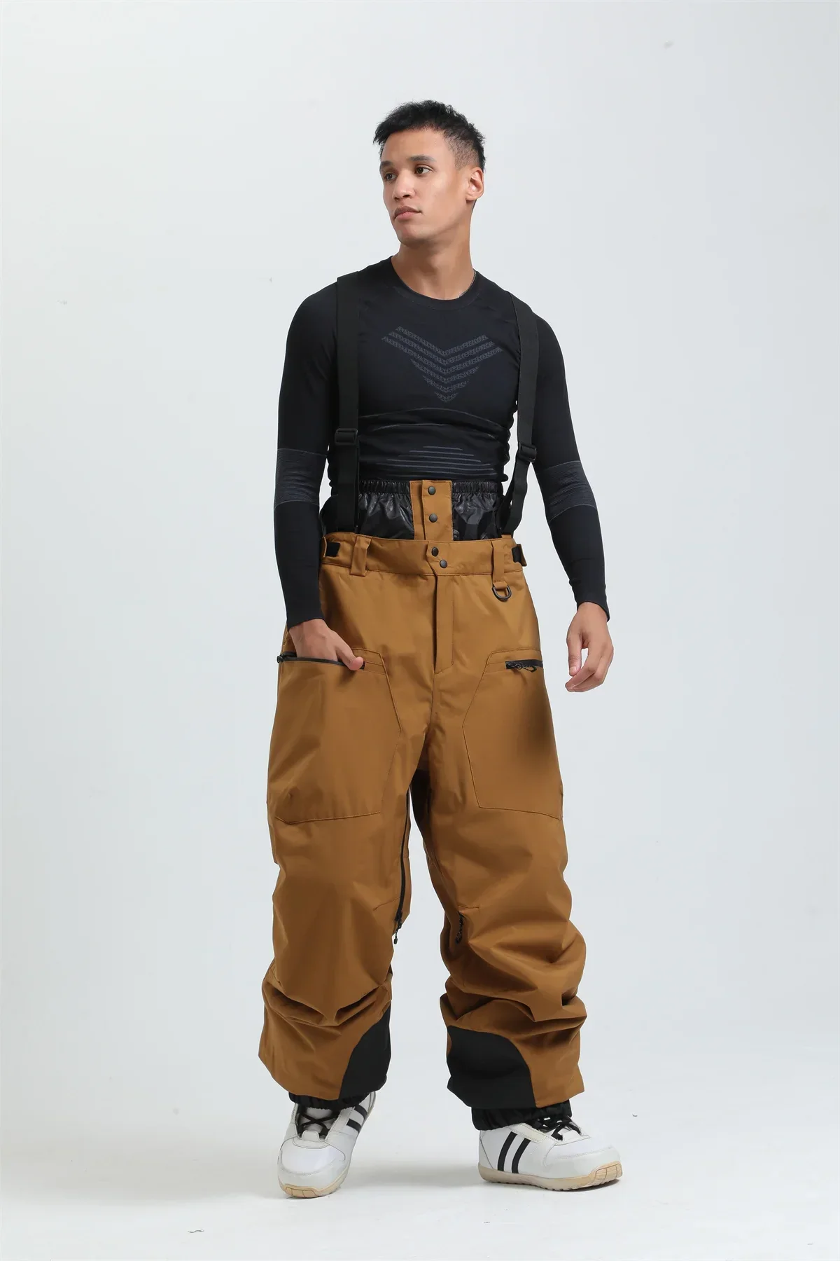 Pantalon de Ski Unisexe avec Bretelles – Pantalon de Snow Étanche pour Froid Extrême (-40°C) - Image 5